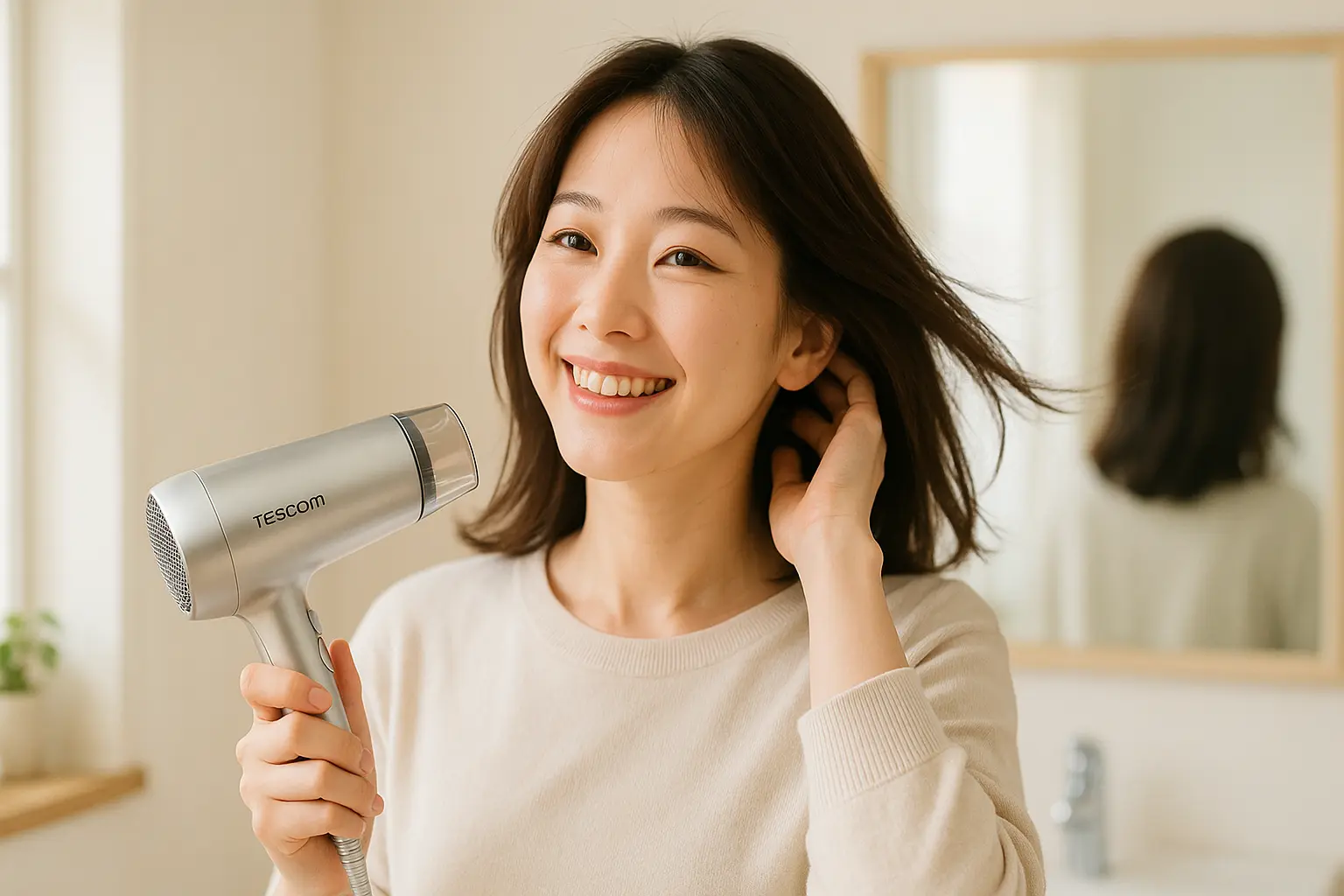 テスコム (TESCOM) ヘアードライヤー TD335B-S