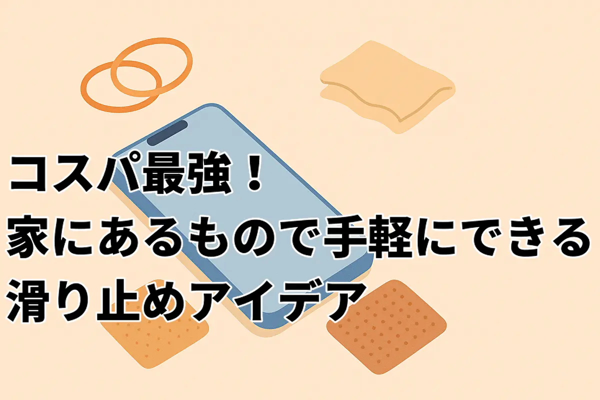 コスパ最強！家にあるもので手軽にできる滑り止めアイデア