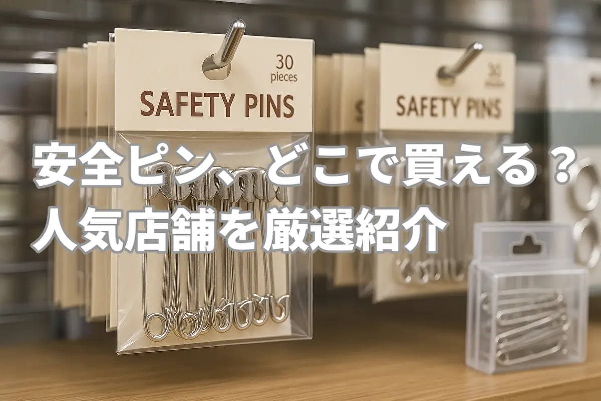 安全ピンはどこで買える？