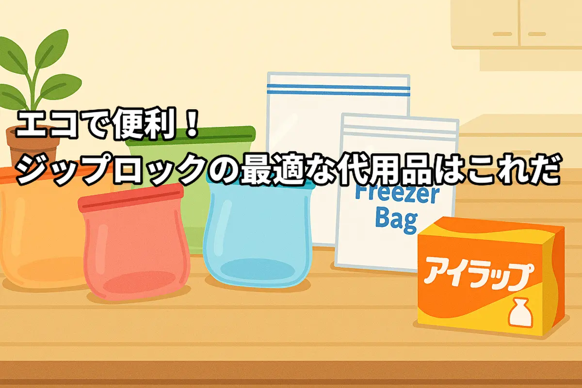 エコで便利！ジップロックの最適な代用品はこれだ