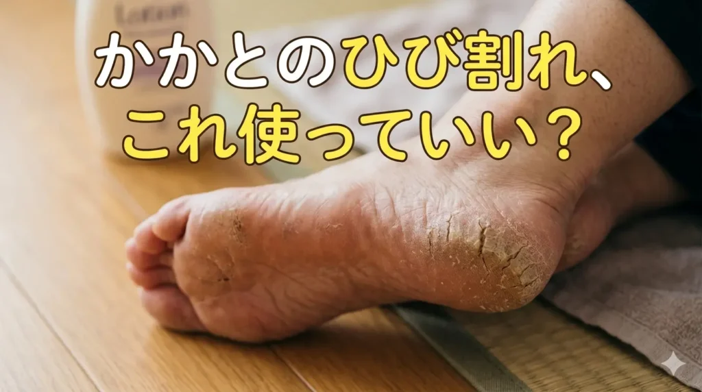 かかとのひび割れにキズパワーパッドは使えるか解説