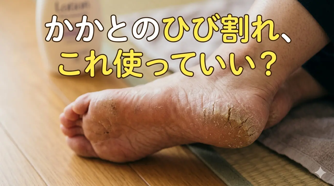 かかとのひび割れにキズパワーパッドは使えるか解説