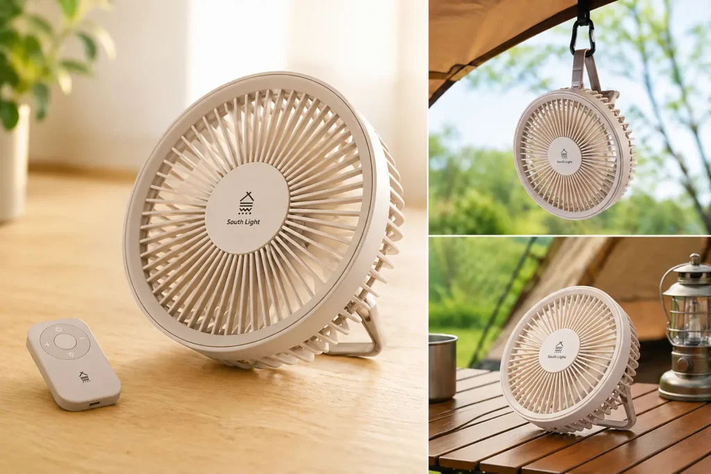 south light 扇風機の3WAY活用