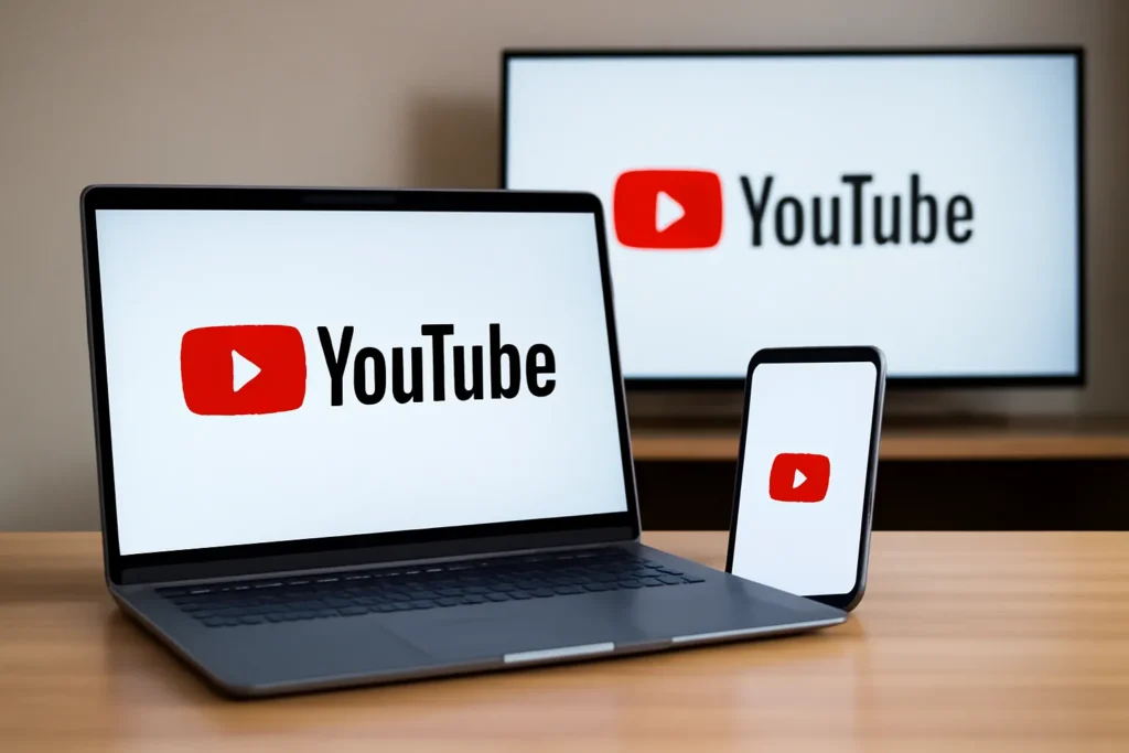 YouTubeの画面