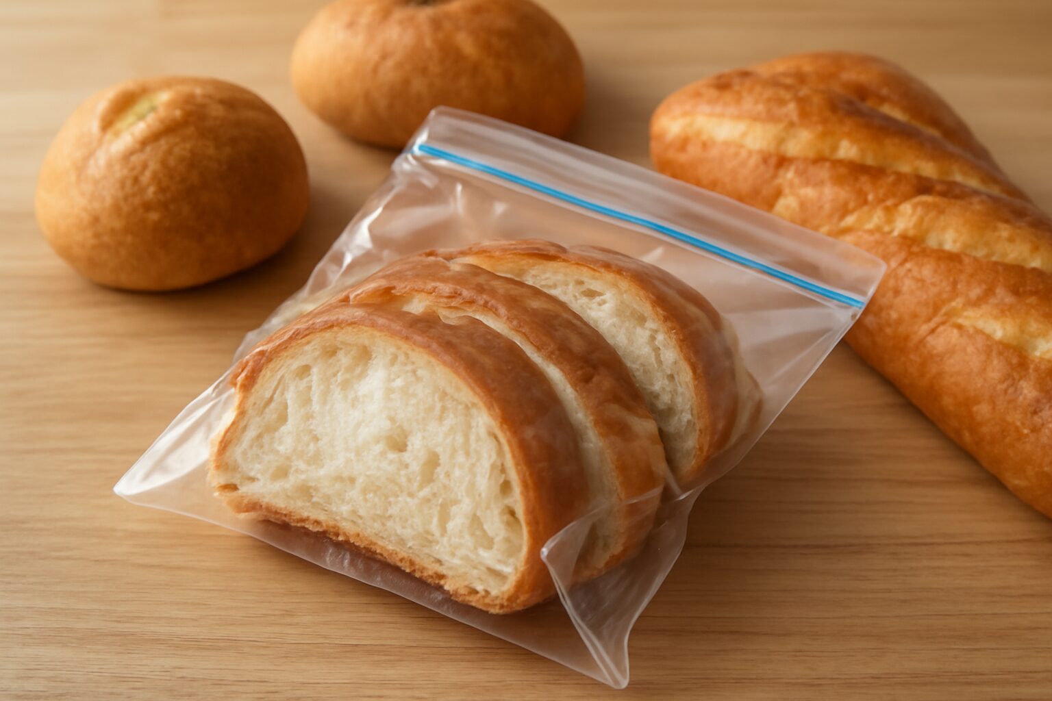 パンを冷凍する